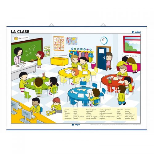 La Clase / El Patio 100 x 70 cm