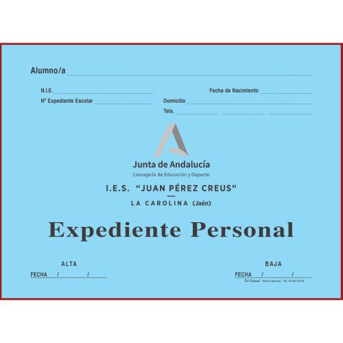 Carpeta de Expediente de ANDALUCÍA, logo A